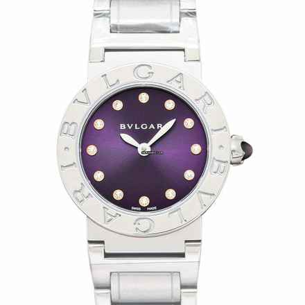  Bulgari Bulgari BBL26C7SS/12 - Bvlgari Bvlgari Quartz Purple Dial Stainless Steel Ladies Watch </h1> 