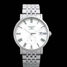 Thumbnail von Longines Elegant L48124116 - The Longines Elegant Collection Automatic White Dial Stainless Steel Men's Wat </h1>