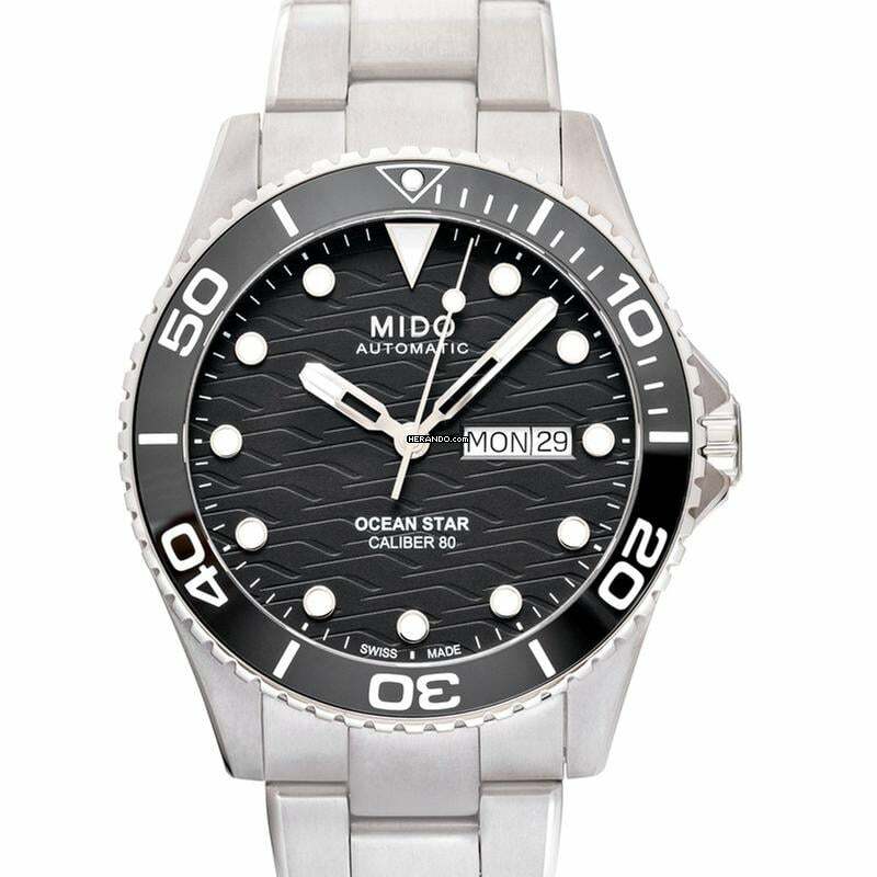 Mido Ocean Star M042.430.44.051.00 - OCEAN STAR Automatic Black Dial Titanium Men's Watch </h1>