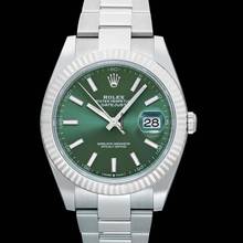 Thumbnail von Rolex Datejust 41 126334-0027 - Datejust Automatic Green Dial 18kt White Gold Men's Watch </h1>