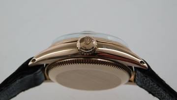 Thumbnail von Rolex Lady-Datejust 18 Kt Rotgold 25 mm im Top Zustand mit neuem orig Rolex Krokoband von 1962 </h1>