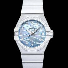 Thumbnail von Omega Constellation Ladies 123.15.27.20.57.001 - Constellation Automatic Blue Dial Stainless Steel Ladies Watch </h1>