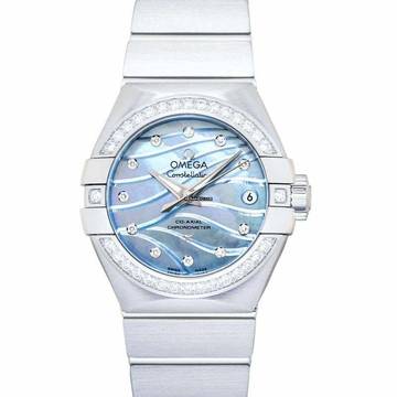  Omega Constellation Ladies 123.15.27.20.57.001 - Constellation Automatic Blue Dial Stainless Steel Ladies Watch </h1> 