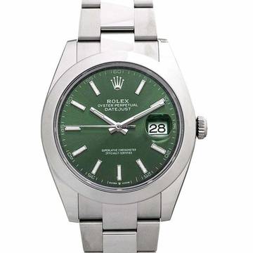  Rolex Datejust 41 126300-0019 - Datejust Automatic Green Dial Stainless Steel Men's Watch </h1> 