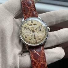 Thumbnail von Marvin Chronograph Dato Compax Tropical dial Valjoux 72C 1950’s </h1>