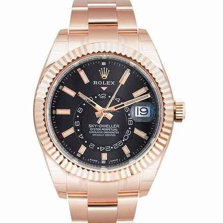  Rolex Sky-Dweller 326935 - Sky-Dweller Dark Rhodium Automatic Men's 18kt Everrose Gold Oyster Watch 326935DR </h1> 