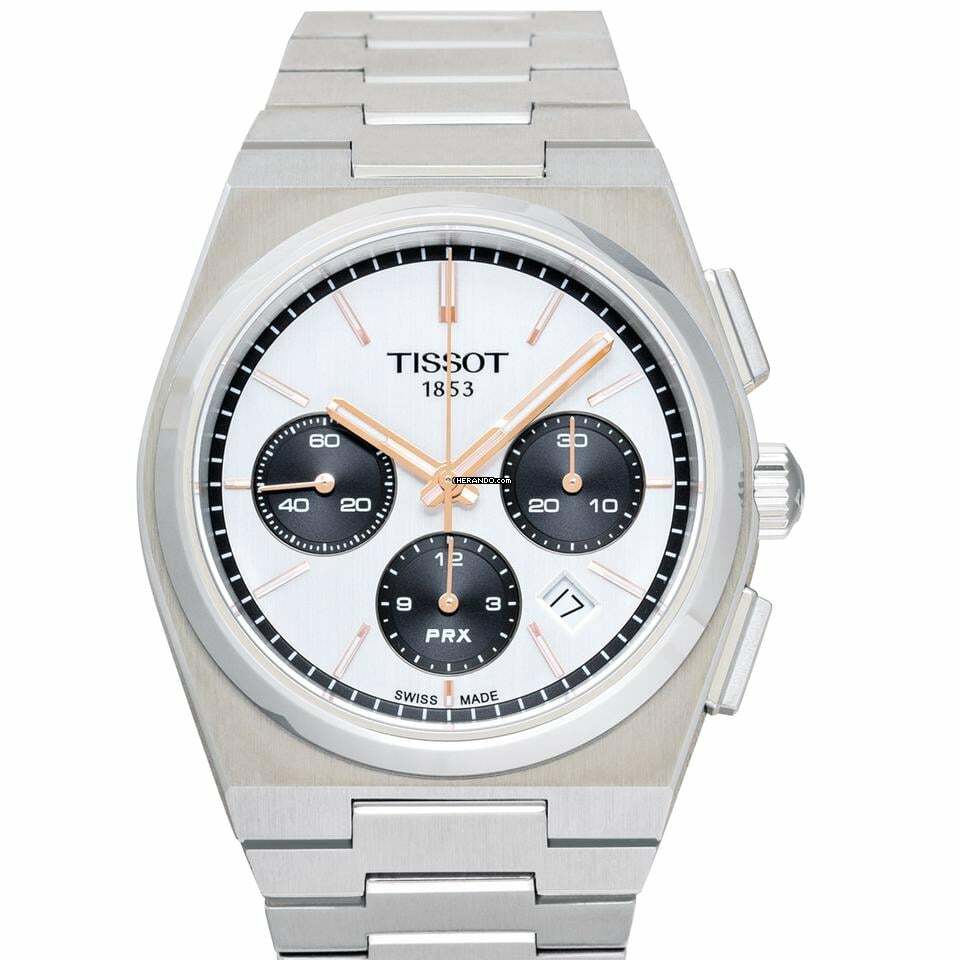 Tissot PRX T137.427.11.011.00 - PRX Automatic White Dial Stainless Steel Men's Watch </h1>