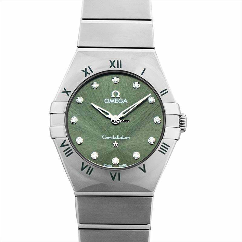 Omega Constellation Ladies 131.10.28.60.60.001 - Constellation Quartz Green Dial Stainless Steel Ladies Watch </h1>
