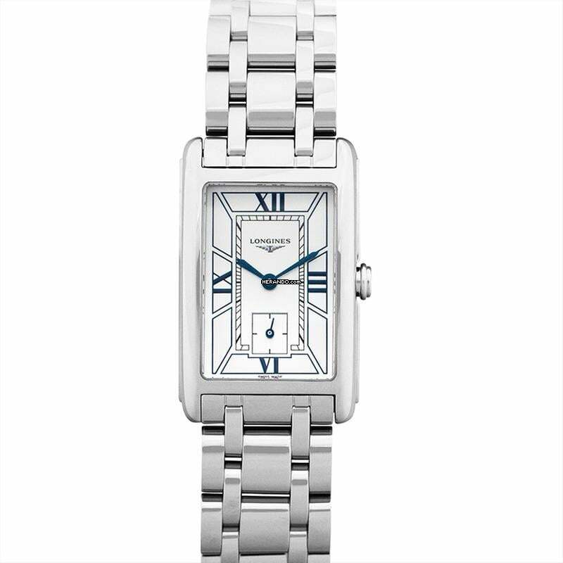 Longines DolceVita L55124756 - DolceVita Quartz White Dial Stainless Steel Ladies Watch </h1>