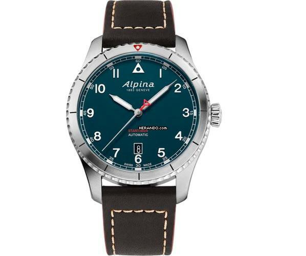 Alpina Startimer Pilot Automatic PETROLBLAU 41 MM </h1>