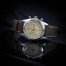 Thumbnail von Rolex Chronograph 4500 Monoblocco Antimagnetic two-body case very rare 1945’s </h1>