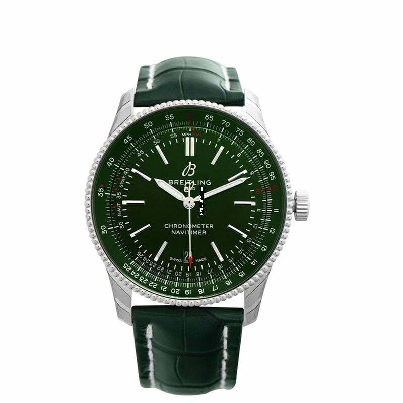 Breitling Navitimer A17326361L1P1 - Navitimer Automatic Green Dial Stainless Steel Men's Watch </h1>