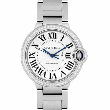  Cartier Ballon Bleu 36mm W4BB0017 - Ballon Bleu de Cartier 36 mm Automatic Silver Dial Stainless Steel Ladies Watch </h1> 