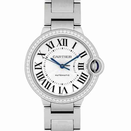  Cartier Ballon Bleu 36mm W4BB0017 - Ballon Bleu de Cartier 36 mm Automatic Silver Dial Stainless Steel Ladies Watch </h1> 