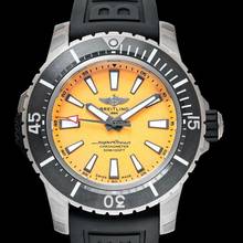 Thumbnail von Breitling Superocean E17369241I1S1 - Superocean Automatic Yellow Dial Titanium Men's Watch </h1>