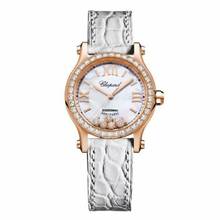 Thumbnail von Chopard Happy Sport 274893-5010 - Happy Sport Automatic Pink Dial Rose Gold Ladies Watch </h1>