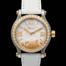 Thumbnail von Chopard 278578-4001 - Happy Diamonds Automatic White Dial Stainless Steel Unisex Watch </h1>