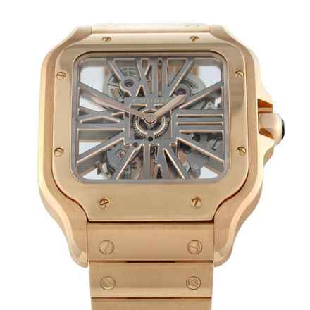  Cartier Santos Skeleton Rosegold </h1> 
