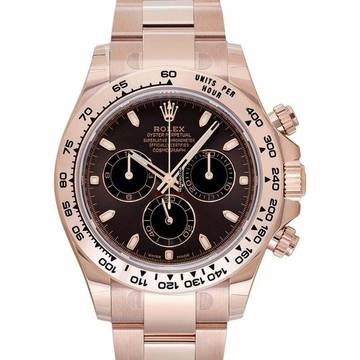  Rolex Daytona 116505 - Cosmograph Daytona Automatic Brown Dial 18 ct Everose Gold Men's Watch </h1> 