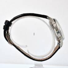 Thumbnail von Movado Calendomatic Triple date 16207 black dial Steel 1950’s </h1>