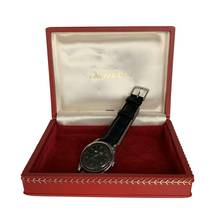 Thumbnail von Movado Calendomatic Triple date 16207 black dial Steel 1950’s </h1>