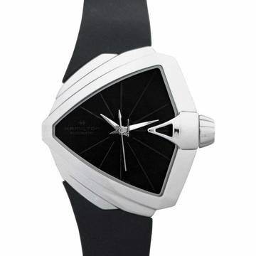  Hamilton Ventura H24105330 - Ventura Automatic Black Dial Stainless Steel Men's Watch </h1> 