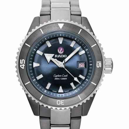  Rado HyperChrome Captain Cook R32144202 - Captain Cook Automatic Blue Dial Ceramic Men's Watch </h1> 