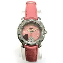 Thumbnail von Chopard Happy Sport 32mm Steel Floating Diamond & Red Rubies Hearts Diamond Watch </h1>