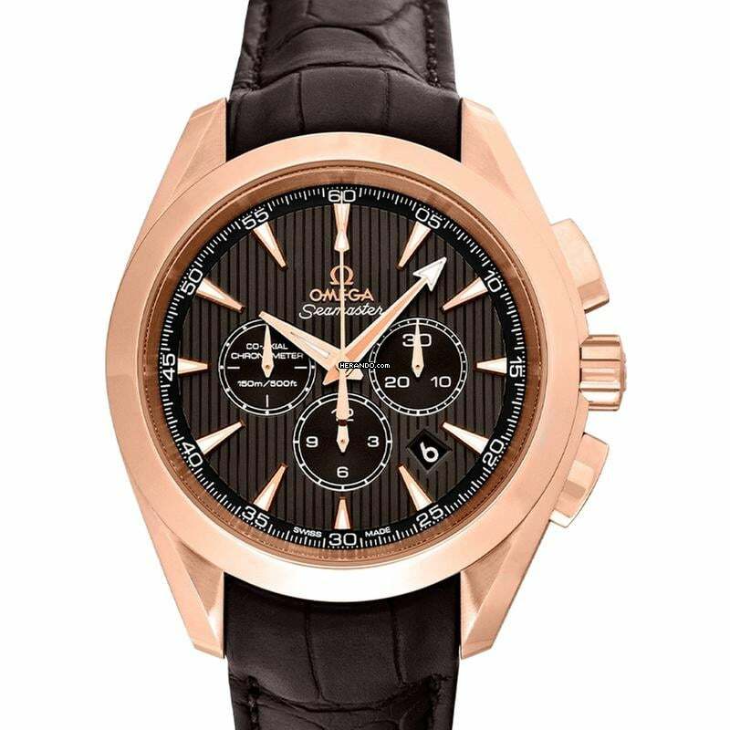 Omega Seamaster Aqua Terra 231.53.44.50.06.001 - Seamaster Automatic Grey Dial 18kt Rose Gold Men's Watch </h1>