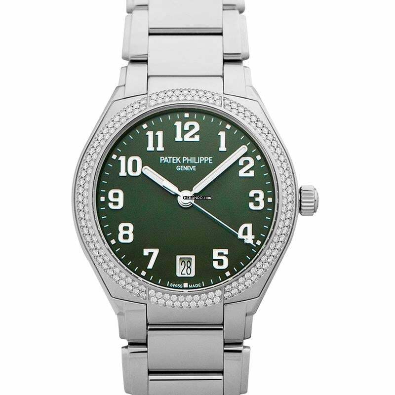Patek Philippe Twenty~4 7300/1200a-011 - Twenty~4 Automatic Green Dial Stainless Steel Ladies Watch </h1>