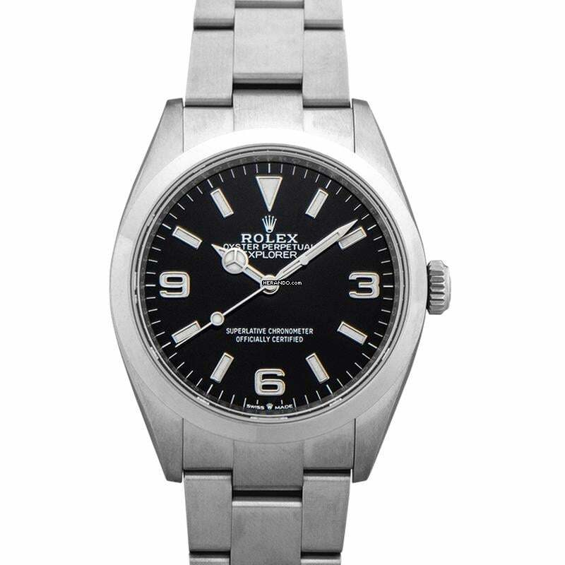 Rolex Explorer 124270-0001 - Explorer Automatic Black Dial Stainless Steel Men's Watch </h1>