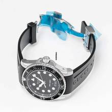 Thumbnail von Gucci Dive YA136204B - Dive Quartz Black Dial Stainless Steel Men's Watch </h1>