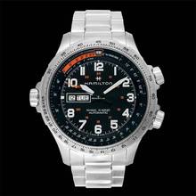 Thumbnail von Hamilton Khaki X-Wind H77755133 - Khaki Aviation Automatic Black Dial Stainless Steel Men's Watch </h1>