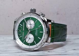 Thumbnail von Alexander Shorokhoff Neva Red Chronograph Limited Edition 100 Pieces optional in Blue and green