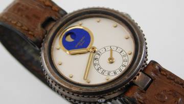 Thumbnail von Gérald Genta Gefica Lady Moonwatch Bronze 26 mm mit Mondphase und Kalender </h1>