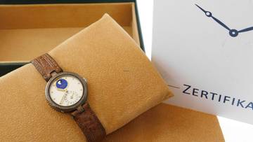 Thumbnail von Gérald Genta Gefica Lady Moonwatch Bronze 26 mm mit Mondphase und Kalender </h1>