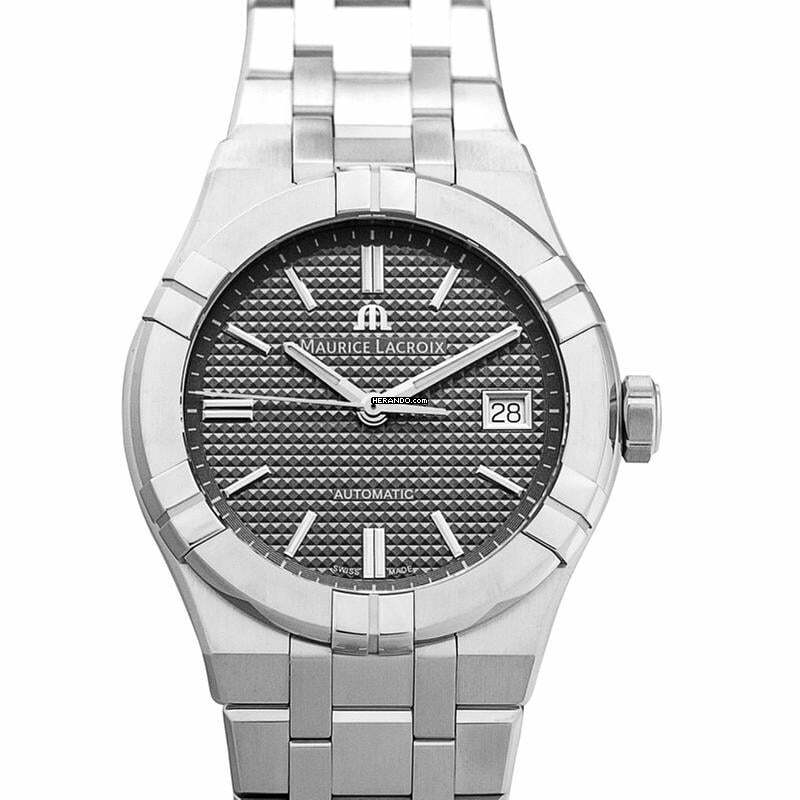 Maurice Lacroix AIKON AI6007-SS002-230-1 - Aikon Automatic Grey Dial Stainless Steel Men's Watch </h1>