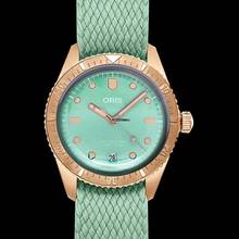 Thumbnail von Oris Divers 01 733 7771 3157-07 3 19 03BRS - Divers Automatic Green Dial Bronze Ladies Watch </h1>