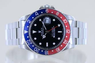 Thumbnail von Rolex GMT-Master 16750 Klassiker Tritium Dial Black 1987 Klassiker </h1>