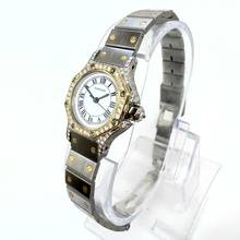 Thumbnail von Cartier Santos OCTAGON 25mm Automatic 2 Tone 1.5TCW DIAMOND Watch  </h1>