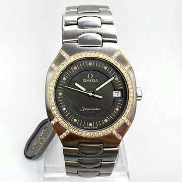  Omega Seamaster POLARIS 2 Tone 31mm 0.58TCW Diamond Watch </h1> 