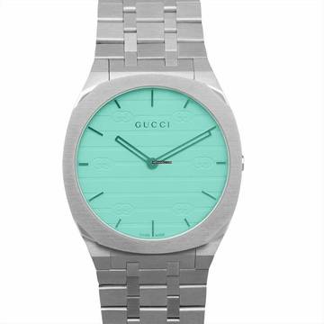  Gucci YA163409 - 25H Quartz White Dial Stainless Steel Ladies Watch </h1> 