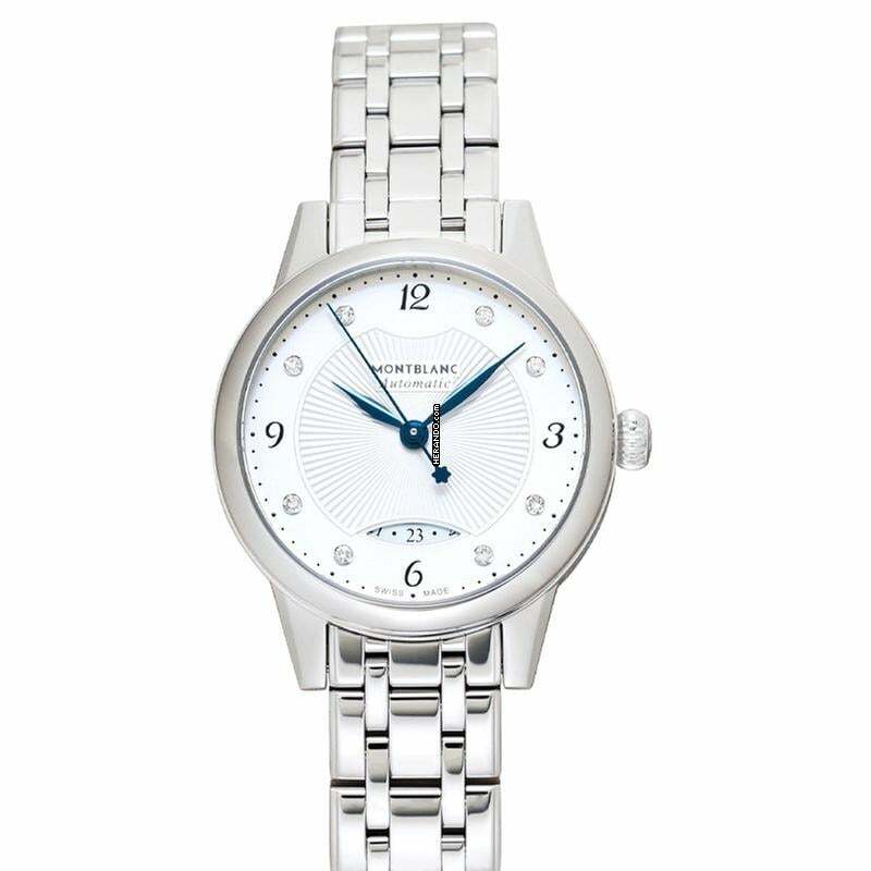 Montblanc Bohème 116498 - Bohème Automatic White Dial Stainless Steel Ladies Watch </h1>