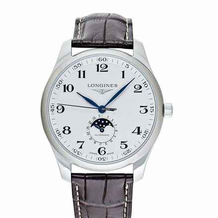  Longines Master Collection L29194783 - The Longines Master Collection Moonphase Automatic Silver Dial Men's Watch </h1> 