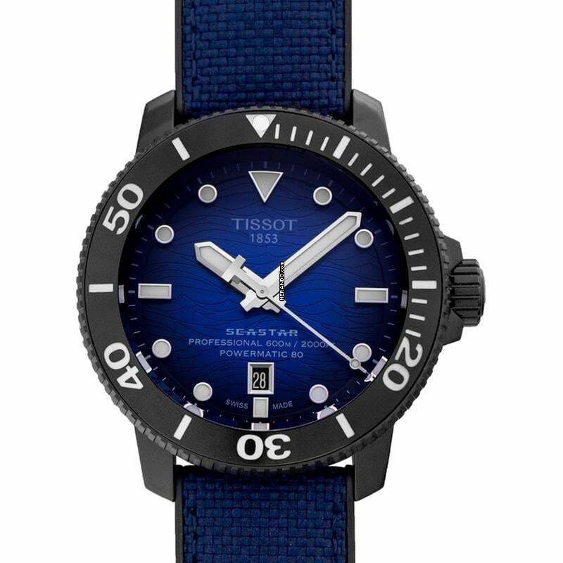 Tissot T120.607.37.041.00 - Seastar Automatic Blue Dial Stainless Steel Men's Watch </h1>