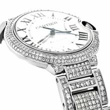Thumbnail von Cartier Ballon Bleu 28mm Quartz Steel ~7TCW DIAMOND Watch </h1>
