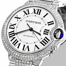 Thumbnail von Cartier Ballon Bleu 28mm Quartz Steel ~7TCW DIAMOND Watch </h1>