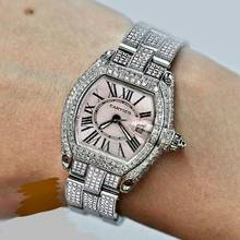 Thumbnail von Cartier Roadster Quartz 31mm Steel ~7TCW Diamond Watch </h1>
