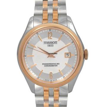  Tissot Ballade Powermatic 80 COSC T108.408.22.037.01 - T-Classic Ballade Powermatic 80 Cosc Automatic Silver Dial Men's Watc </h1> 