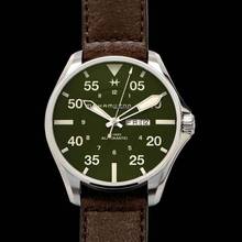 Thumbnail von Hamilton Khaki Pilot H64735561 - Khaki Aviation Pilot Schott NYC - Limited Edition WATCH </h1>